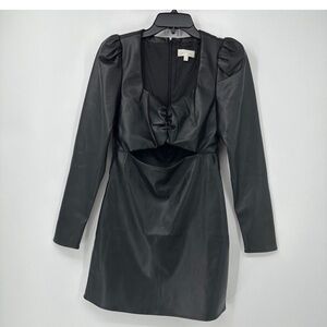 Elegant Black Long Sleeve Dress